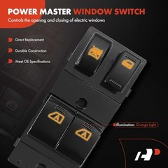 Front Left Driver Side Power Window Switch – Compatible with Infiniti Q60