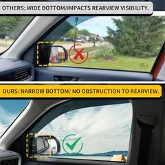 Visor Rain Guards Compatible with 2022-2025 2026 Ford Maverick Front and Rear