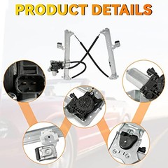 Rear Left Driver Side Power Window Regulator with Motor Rear Left (Driver) Side