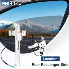 Rear Right Passenger Side Power Window Regulator with Motor Compatible with