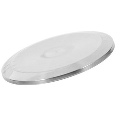 Sanitary Tri Clamp: Solid Blind End Cap, Sanitary Blank Lid, Polished Stainless