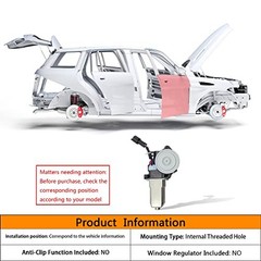2 Pins Power Window Motor Compatible with Dodge Stratus Dakota Ram 1500 2500