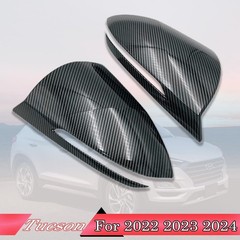 2PCS New Sports Rear Mirror Cover Caps for Hyundai Tucson 2022 2023 2024 202….