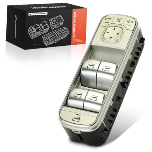 Front Left Driver Side Power Window Switch | Compatible with Mercedes-Benz