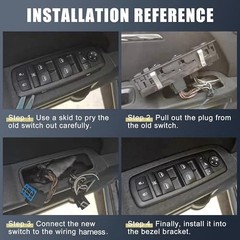 68030826AC Replacement Driver Power Window Switch for Grand Cherokee 11-13