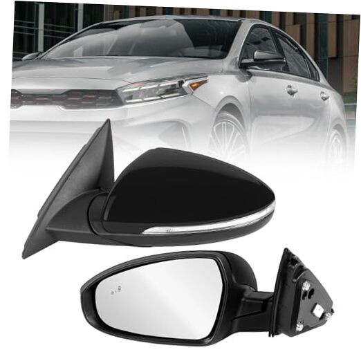 19-24 Driver Side Mirror Compatible with KIA Forte 2019 2020 2021 2022 Left