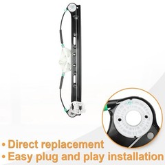 Power Window Regulator Without Motor Assembly Replacement for Rear Driver Side