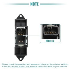 Rear Left Right Side Power Window Switch Window Control Switch Fit for