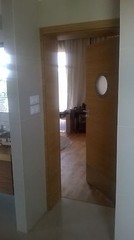 PORTHOLE FOR DOOR STAINLESS STEEL 230 mm flat