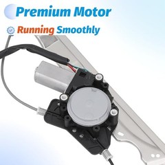 Front Right Passenger Side Power Window Regulator With Motor 6 Pins Compatible