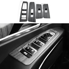 Single Hole Version Door Window Control Panel Cover Door Lock Wood Grain