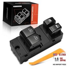 Front Left Driver Side Power Window Switch, with Dual Auto | Compatible with
