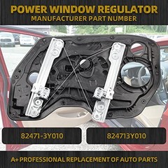 Front Driver Side Power Window Regulator with Motor Front left with motor