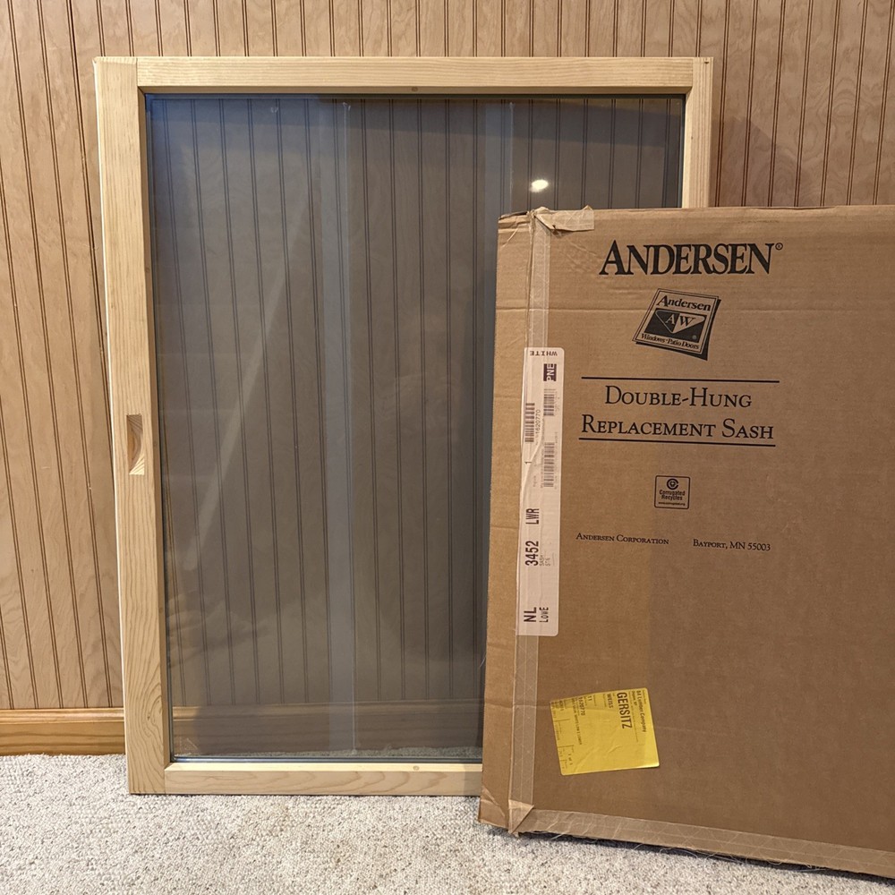 ANDERSEN LOWER SASH WINDOW 3452, Vintage 2012 DOUBLE HUNG 1620770