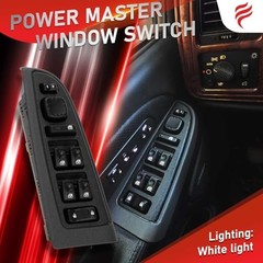 Front Driver Side Master Power Window Switch&Bezel for 2003-2007 Chevy 15883323