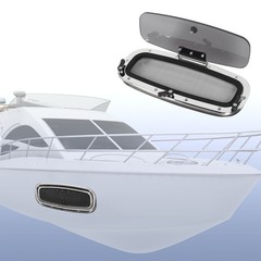1. Boat Porthole Stainless Steel 18.11 X 7.87in Rust Resistant Portlight Wi RZYB