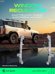 Power Window Regulator with 2-Pin Motor Assembly Front Passenger Side