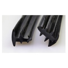 PVC Window Door Gasket Seal Draught Seal Protection Frame Profile Black/Clear