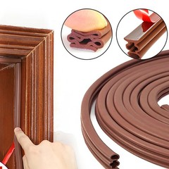 Self Adhesive Window Gasket Door Seal Brown Black White Draught Excluder