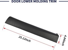 Door Lower Molding Trim Compatible with Mitsubishi Rear Right Passenger Side
