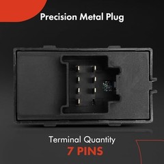 Power Window Switch Compatible with Chevrolet Equinox 2010-2017, Malibu