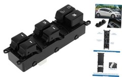 Power Window Switch No.935701W157 Front Left Driver Side Window Control Switch