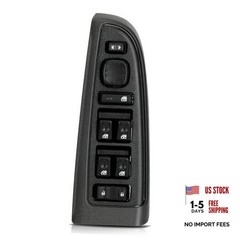 Front Driver Side Master Power Window Switch&Bezel for 2003-2007 Chevy 15883323