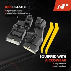 Driver and Passenger Side Power Window Switch Compatible with Dodge Ram 1500