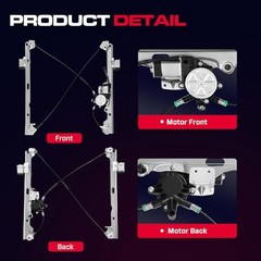 Front Passenger Side Power Window Regulator with Motor (2 Front Passenger (RH)
