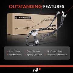 Front Driver Brake Hydraulic Hose Compatible with Dodge Models – Ram 1500,