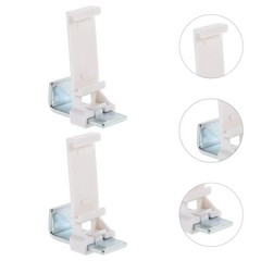 6 Pcs Clamp Style Roller Shade Holders Mount Brackets for Rentals