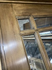 Craftsman style door/window fixed in frame double pane tempered glass 83X48