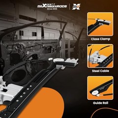 Window Regulator Assembly w/Motor Front Driver Side for Chevy Cruze 2012-2015