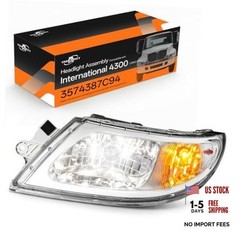 International 4300 3200 3300 4100 SBA 4200 4400LP 4400 4900 Left Headlights