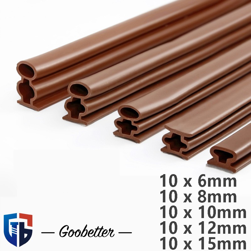 Self Adhesive Window Gasket Door Seal Brown Black White Draught Excluder