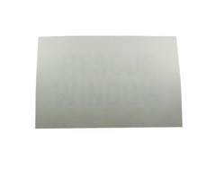 WRS 4in x 6in Rescue Window Label Yellow
