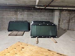 Brand New Commercial Windows (6’x6′ and 3’x6′) black and white available