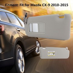 Car Sun Visor Front Left Driver Side TDY169320 Durable Gray Sunshade For Ma XEIV