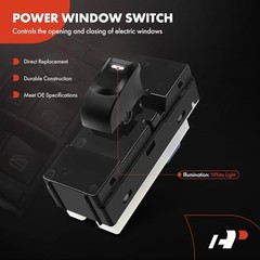 Power Window Switch Compatible with Chevrolet Colorado 2004-2012 & GMC Canyon