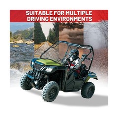 StarknightMT Pioneer Full Windshield Scratch-resistant Front Windshield Compa…