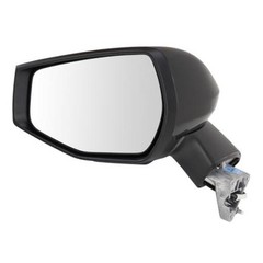 Left Driver Side Power Heated Mirror Smooth Black Paint to Match Compatible