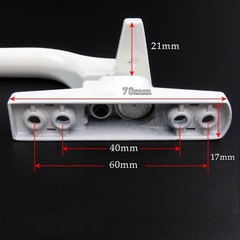 Door And Window Handle External Flat Window Handle Lock Left Handle Style