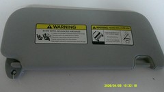 14-19 Kia Soul Left Driver Side Sun Visor Gray