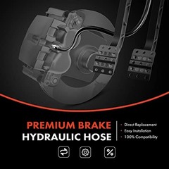 Front Driver Brake Hydraulic Hose Compatible with Dodge Models – Ram 1500,