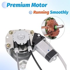 Rear Right Passenger Side Power Window Regulator with Motor Compatible with
