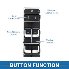 Power Window Switch No.93571D9000 Front Left Driver Side Window Control Switch