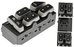 901-326 Front Driver Side Power Window Switch 5 Button Compatible with Select