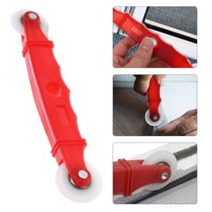 2PCS Screen Rolling Tools Spline Tool Screen Door Roller Tool Flat Spline Tool
