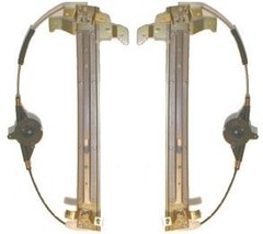 Front Power Window Regulator Set Compatible with 1990-1993 Lincoln Town Car
