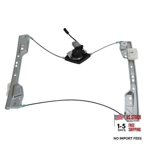 Front Driver Side Power Window Motor and Regulator Assembly with 2 Pin Style